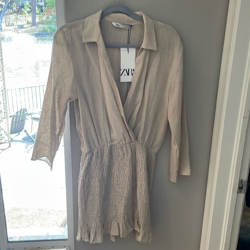 Zara linen dress